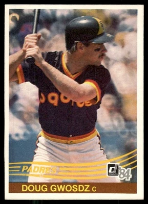 1984 Donruss Doug Gwosdz San Diego Padres #383 - Image 1 of 2
