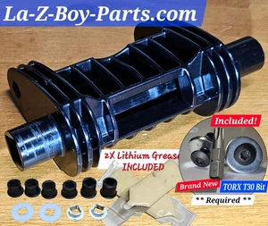 La-Z-Boy KIT KUNSTSTOFF Gabelkopf Antrieb Kipphalterung Lazy Power elektrisches Liegeteil - Bild 1 von 16