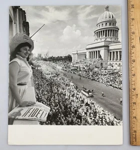 Vintage 1953 (?) Foto Miami Herald News Aniversario Habana Cuba - Imagen 1 de 2