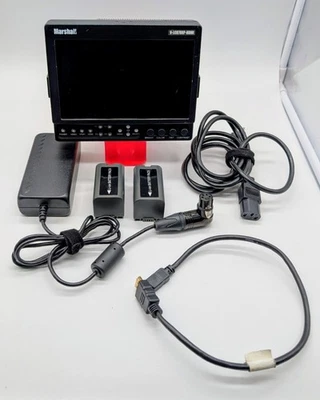 Marshall Electronics  V-LCD70XP-HDMI  7" Monitor W/Batteries Power Adapter - Image 1 of 4