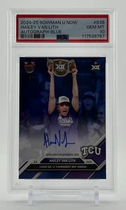 2024-25 Bowman U Now Hailey Van Lith Auto Blue /49 Auto #83B PSA 10 Gem Mint - Picture 1 of 2