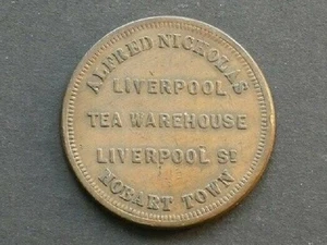 w1200. Australia, Penny token, Tasmania, ND(1862), Alfred Nicholas, Hobart. - Picture 1 of 2