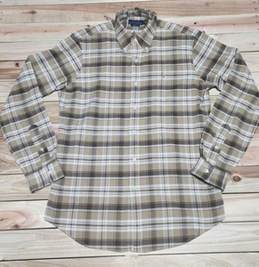 POLO RALPH LAUREN PERFORMANCE HEMD HERREN MITTELBRAUN KARIERT OXFORD CLASSIC FIT - Bild 1 von 12