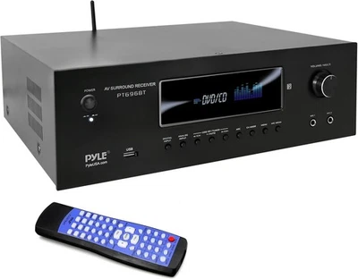Pyle 1000W Bluetooth Home Theater Receiver - 5.2 Channel Surround Sound...  - Image 1 of 4