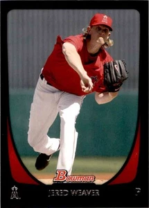 2011 Bowman Jered Weaver Los Angeles Angels #158 - Picture 1 of 2