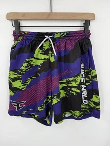 Pantalones Cortos Juice WRLD x Faze Clan Pequeños Exclusivos Diseño Paintball Hip Hop Juegos - Imagen 1 de 7
