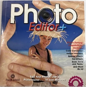 Cosmi Photo Editor + PC CD-ROM Swift Windows 95/98/Me/2000 New Sealed - Picture 1 of 7