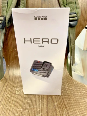 GoPro Hero 4K Compact Waterproof Action Camera, Touch Screen Black - Image 1 of 4