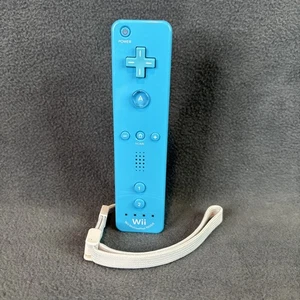 Nintendo Wii OEM Blue Wii Remote w/ MotionPlus Inside - Tested - Picture 1 of 3
