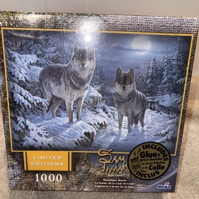 Limited Editions Moonlight Watch Sam Timm 1000 Piece Jigsaw Puzzle New Sealed - Image 1 of 4