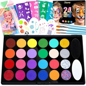 Face Painting Kit for Kids, Non-Toxic and Hypoallergenic Face Paint Makeup Kit| - Picture 1 of 11