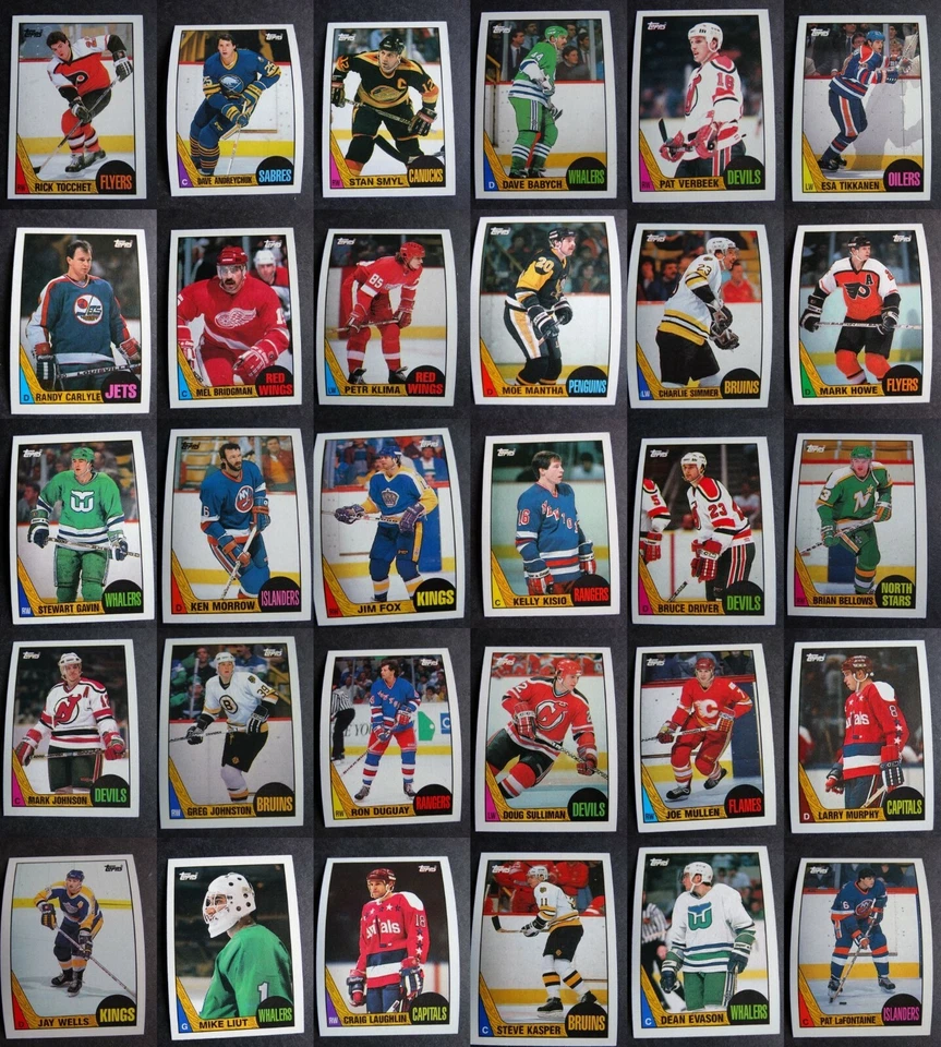 1987-88 Topps Hockey Cards Complete Your Set U You Pick List 1-198 - Image 1 of 1