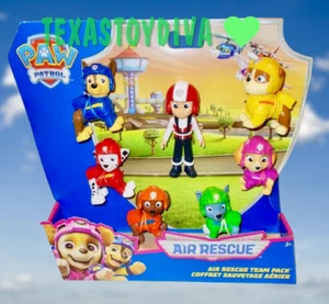 Paw Patrol AIR RESCUE TEAM 7 Figure Pack Ryder Rubble Chase Zuma Rocky **READ** - Picture 1 of 3