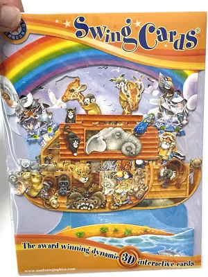 3D Swing Cards by Santoro - NOAHS ARK  (ss43) - Image 1 of 2