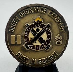 US Army 6th Ordnance Battalion 538th OD Company Korea Challenge Coin - Picture 1 of 2