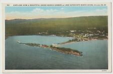 Grand Marais Harbor on Lake Superiors North Shore Vintage Postcard Unposted