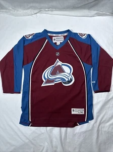 Colorado Avalanche Reebok Trikot unbedruckt Jugend Größe L/XL EUC - Bild 1 von 6