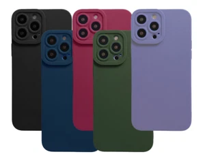 Funda protectora de silicona líquida 15 14 13 12 Pro Max Plus - Imagen 1 de 22
