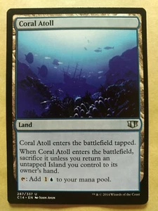 Coral Atoll - MTG Commander 2014 C14 Uncommon Excellent (EX) - Imagen 1 de 1