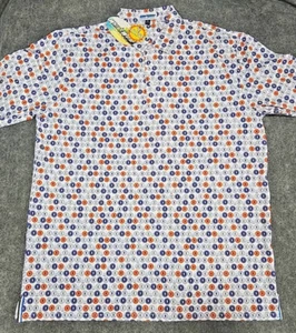Clark Gillies Foundation Performance Polo Golf Shirt NY Islanders White Water XL - Foto 1 di 11