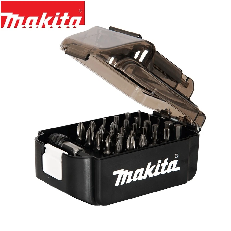 Makita Bit Set 31-teilig Torx Kreuz Schlitz Sechskant inkl. Bithalter Akku Box - Bild 1 von 2
