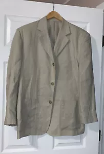 report collection men linen blazer size 42L - Picture 1 of 6