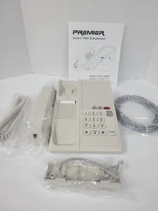 NOS - Vintage Premier  NAC 7260 (476030) Hotel Room  2-Line telephone Natural - Picture 1 of 6