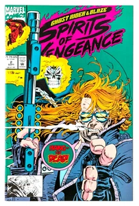 Ghost Rider & Blaze: Spirits of Vengance #2 (1992 Marvel) Steel Vengence! NM - Picture 1 of 2