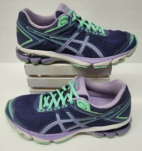 ASICS GT 1000 4 Womens Sz. 6M Purple Teal Athletic Running Sneakers Shoes, T5A7N - Picture 1 of 10