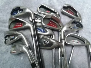Individual Replacement Callaway Irons X16 X20 Razr X Fusion Big Bertha XR X-Hot - Picture 1 of 86