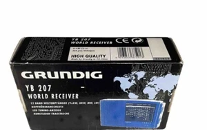 Grundig YB 207 World Receiver Yacht Boy Dark Grey 12 Band Radio NIB OEM - Picture 1 of 6