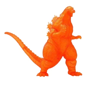 X-Plus Godzilla 1995 Hong Kong Landing Clear Orange Ver. Reprint Soft Vinyl - Picture 1 of 4