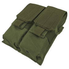 CONDOR DOUBLE MAGAZINE STORAGE POUCH MOLLE ARMY CASE WEBBING OLIVE DRAB