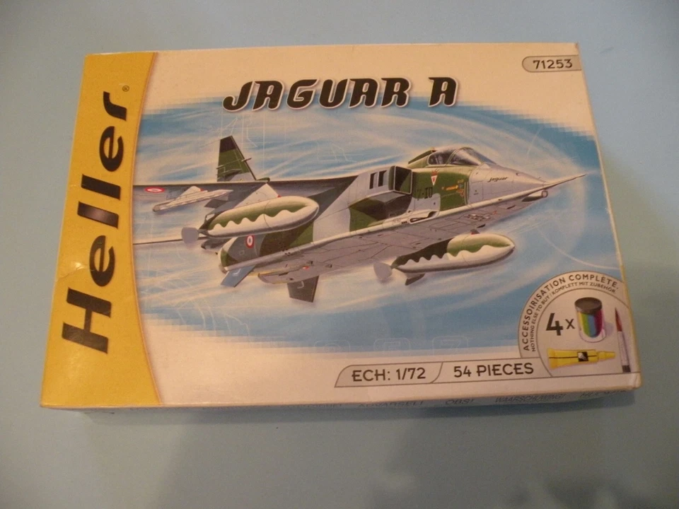 HELLER 71253 JAGUAR A NUOVO/NEW SPRUE BLISTERATO/SIGILLATO + KIT - Immagine 1 di 1