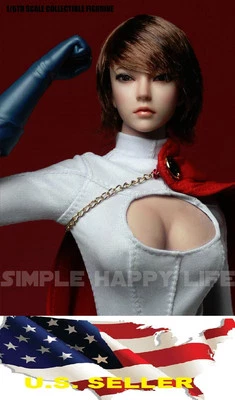 SUPERDUCK SDH002A 1/6 Европейская Американская женская голова короткие волосы БЛЕДНЫЙ Phicen ❶США❶ - Изображение 1 из 4