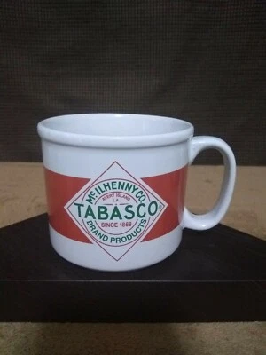 McIlhenny TABASCO White Mug Cup 3.5" Red - Image 1 of 4