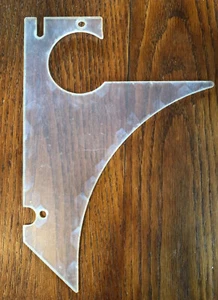 NEW CPR Williams F-14 Tomcat Pinball Clear Playfield Plastic 554-5 FREE SHIP - Picture 1 of 1