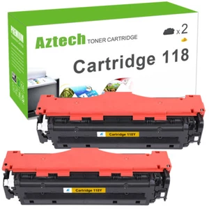 Color Toner Cartridge Fits Canon 118 ImageCLASS MF8380CDW MF8580CDW LBP7200CDN - Picture 1 of 23