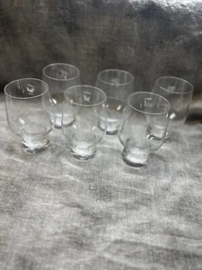 ALESSI for DELTA AIRLINES Cordial Short Stem Glasses wine glass Set of 6 - Picture 1 of 3