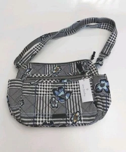 Vera Bradley On the Go Crossbody Performance Twill Bedford Plaid NWT - Picture 1 of 3