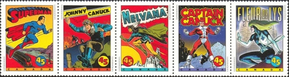 CAN553 - CANADA 1995 SUPER HEROES/SUPER MAN/CAPTAIN CANUCK SC1583 MNH - Image 1 of 1