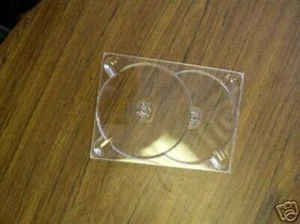 800 CLEAR DOUBLE DVD DIGITAL TRAY - SF20 - Picture 1 of 1