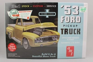 1:25 AMT Plastik Modellbausatz 1953 Ford Pickup 3in1 Stock Custom *BRANDNEU VERSIEGELT* - Bild 1 von 1