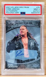 Cubierta superior AEW SPECTRUM CHRIS JERICHO 2021 automático PSA 9 automático 9 - Imagen 1 de 2