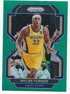 MYLES TURNER 2024-25 PANINI PRIZM GREEN #175 INDIANA PACERS MINT - Picture 1 of 2