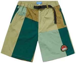 Market Studios Gorp Patchwork Tech Shorts Eden grün Herren Medium neu mit Etikett ausverkauft - Bild 1 von 3