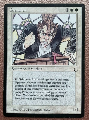 Preacher MTG  Magic the gathering - Image 1 of 4