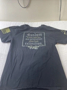 Grunt Style Freedom Never More Than Generation Away Extinction Reagan T Shirt L - Picture 1 of 8