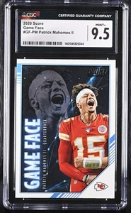 2020 Score Patrick Mahomes II #GF-PM Game Face Game Face Football CGC 9.5 - Picture 1 of 2