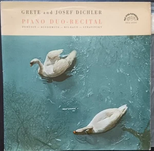 Grete And Josef Dichler – Piano Duo-Recital - LP record excellent, cover G+ - Picture 1 of 3
